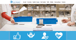 Desktop Screenshot of cliniqueduparc-95.com